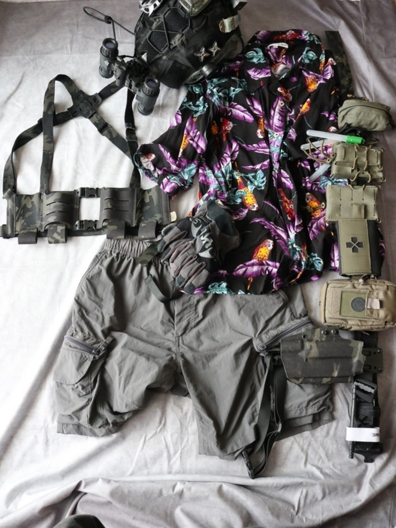 VOLK 兼ね合わ TACTICAL GEAR LVM-RIG マルチカムブラック