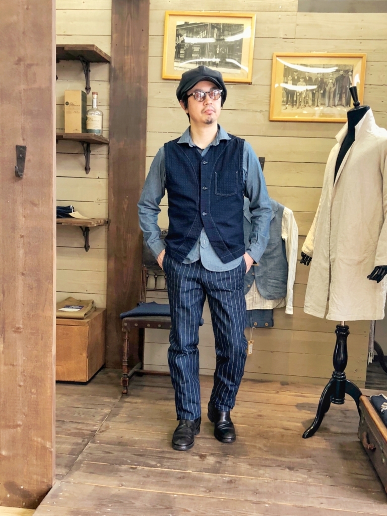 DALEE'S & CO ストライプパンツ 日本製 楽天市場】ラップパンツ ワイドパンツ テーパード 9分丈