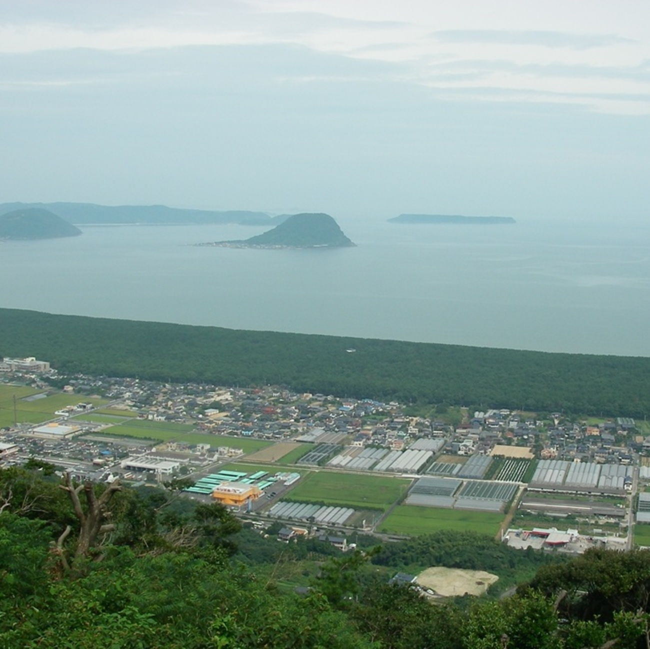 No.524【佐賀県】鏡山から見下ろす「虹の松原」！！最高のロケーション