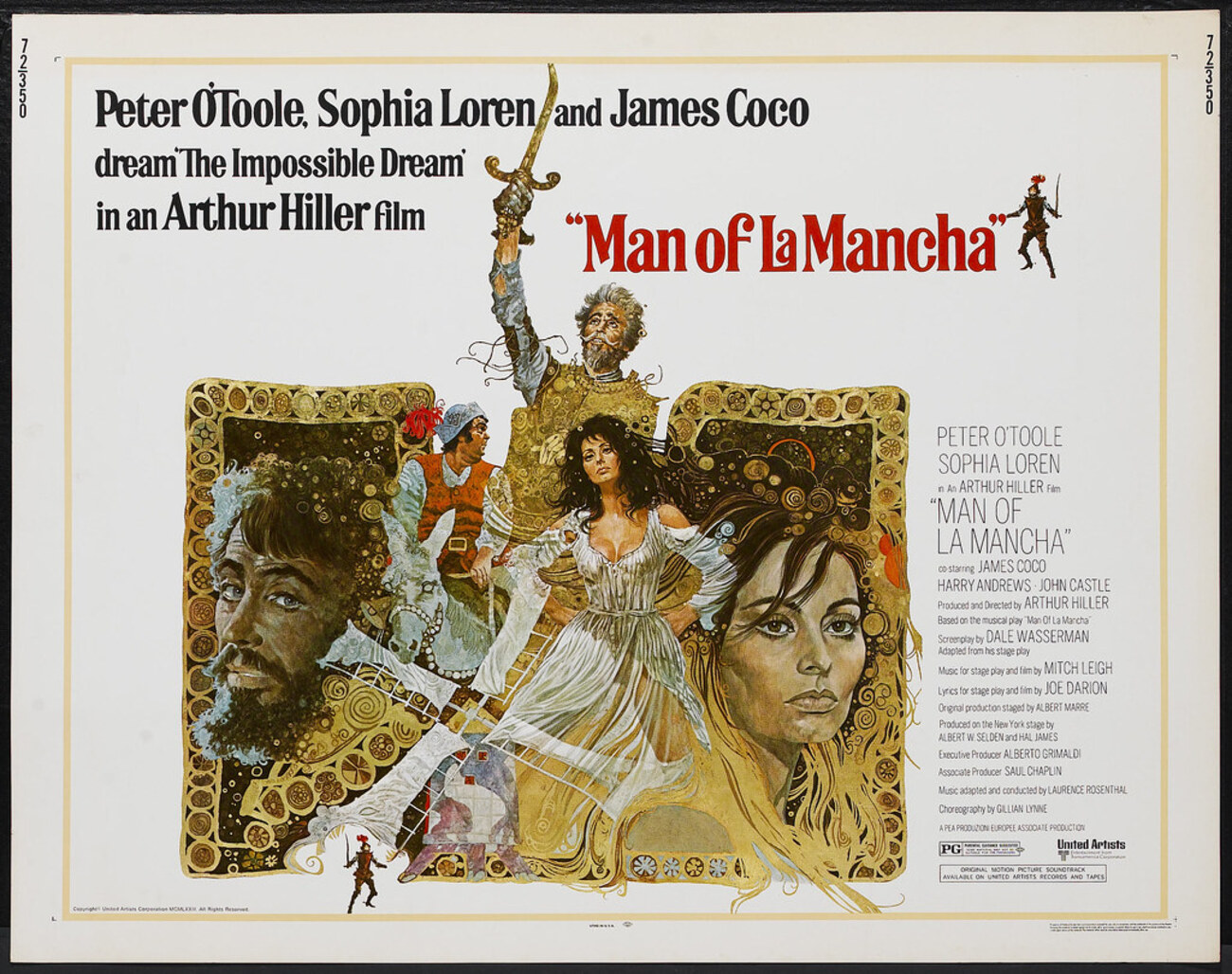 ラ・マンチャの男(1972)』Man of La Mancha - ミュージカルは