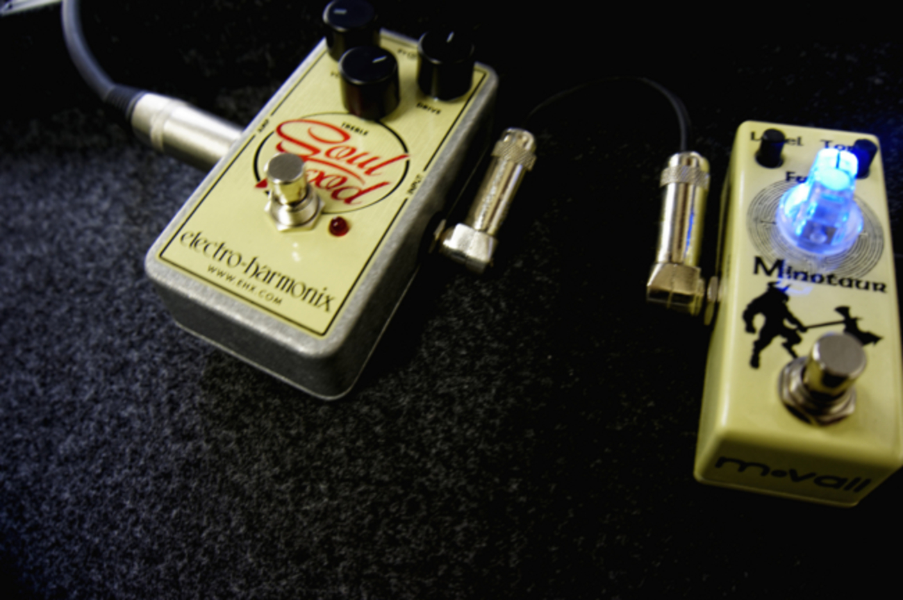 【エフェクター】movall Minotaur Overdrive｛ケンタ系｝ Movall Audio Minotaur」と「Electro-Harmonix Soul Food」を