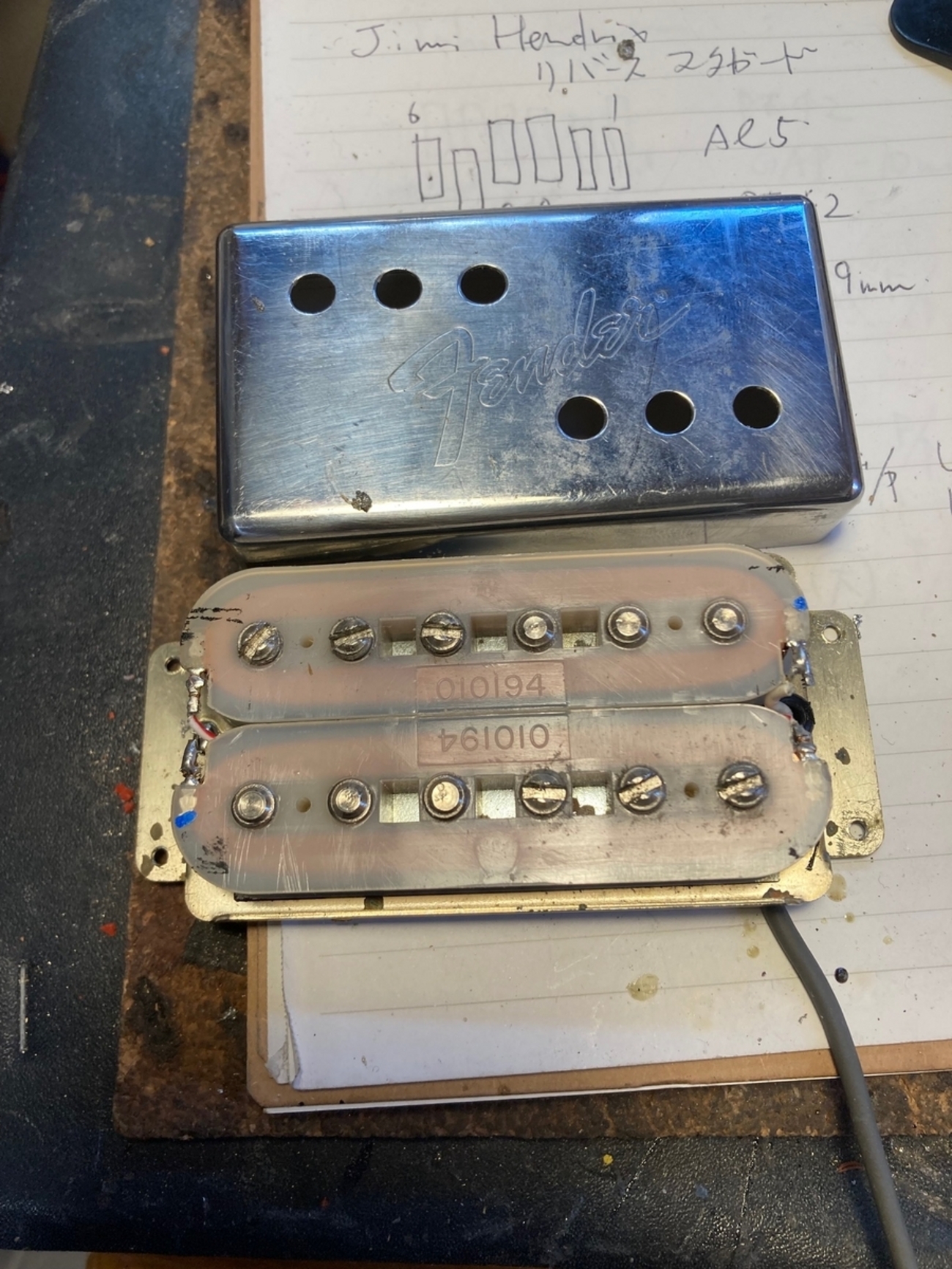 Fender CuNiFe Wide Range Humbucker(フロント)（Fender Telecaster 
