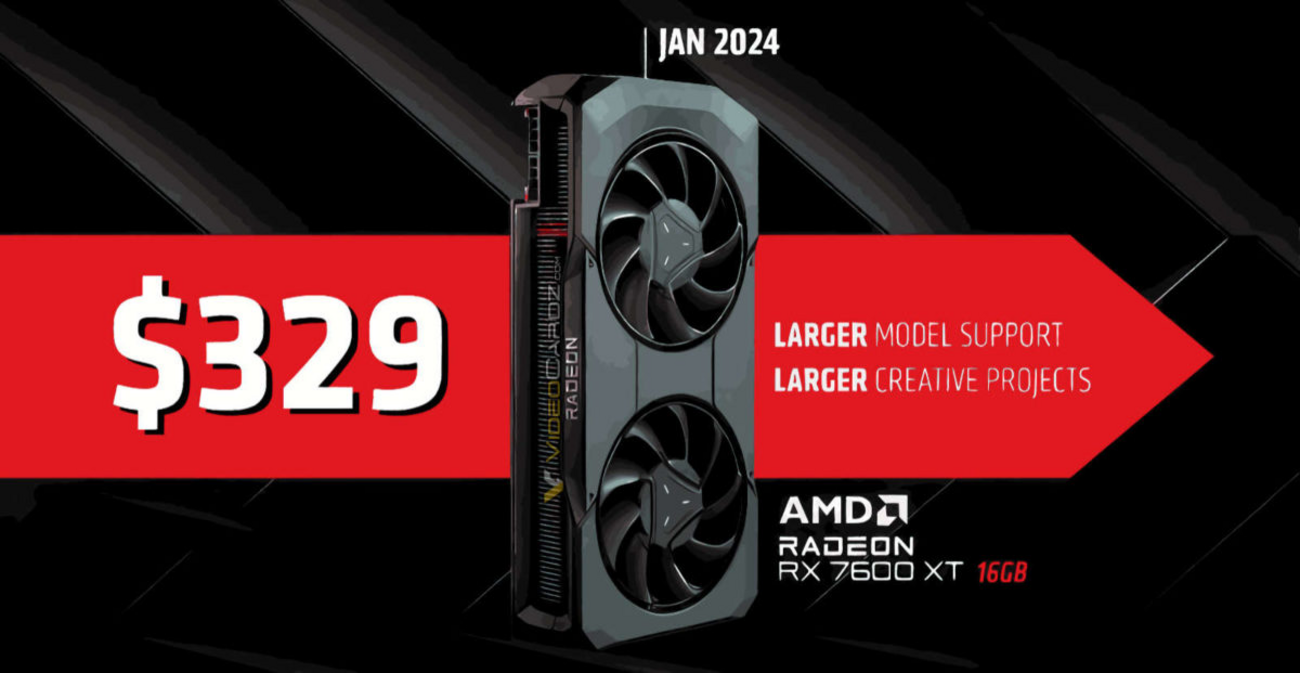 AMD、RX 7600 XTグラフィックスカードを発表、価格は329ドル - ハオの 