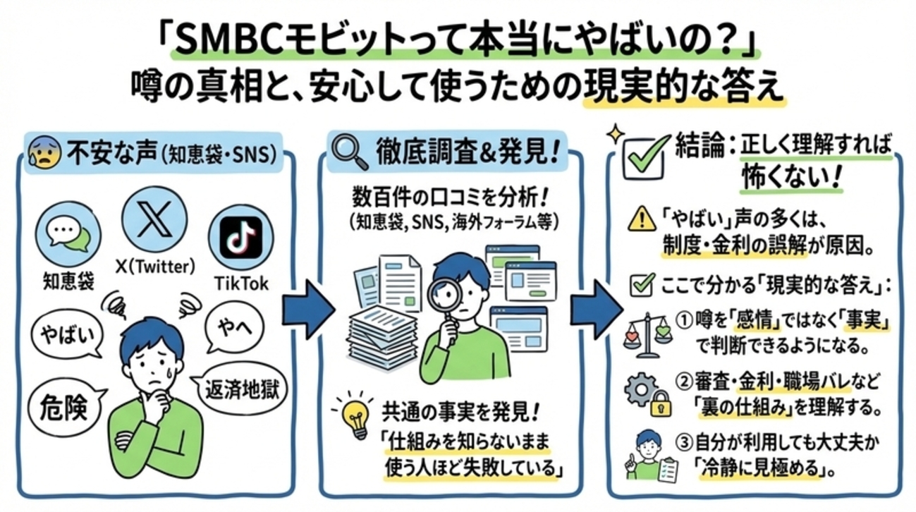 SMBCモビットはやばい？知恵袋の口コミで真相を暴く - 365 Journey