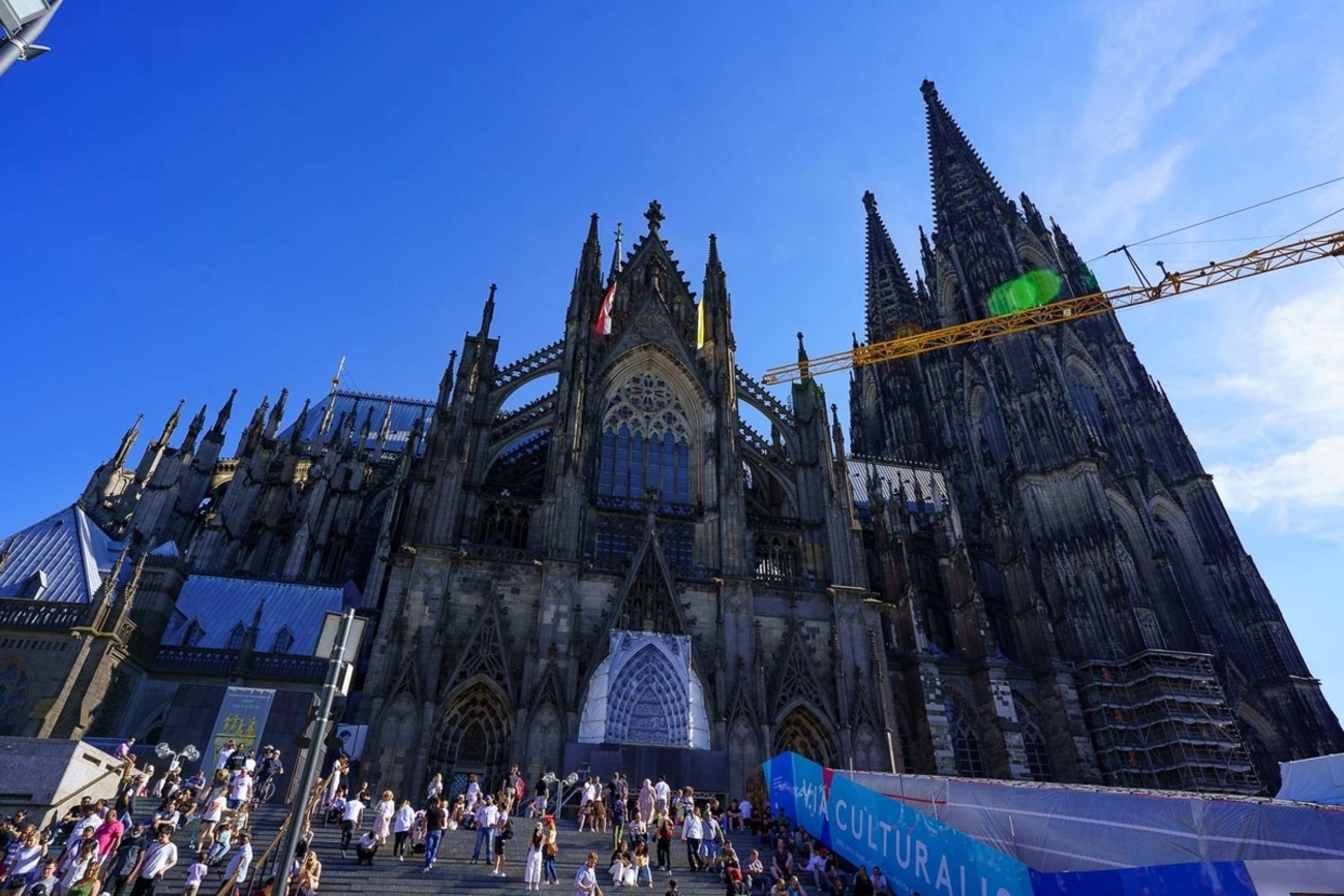 1821 外国切手 ドイツ ミンガ州 ケルン大聖堂 剥か ロールから粘着式 1種
