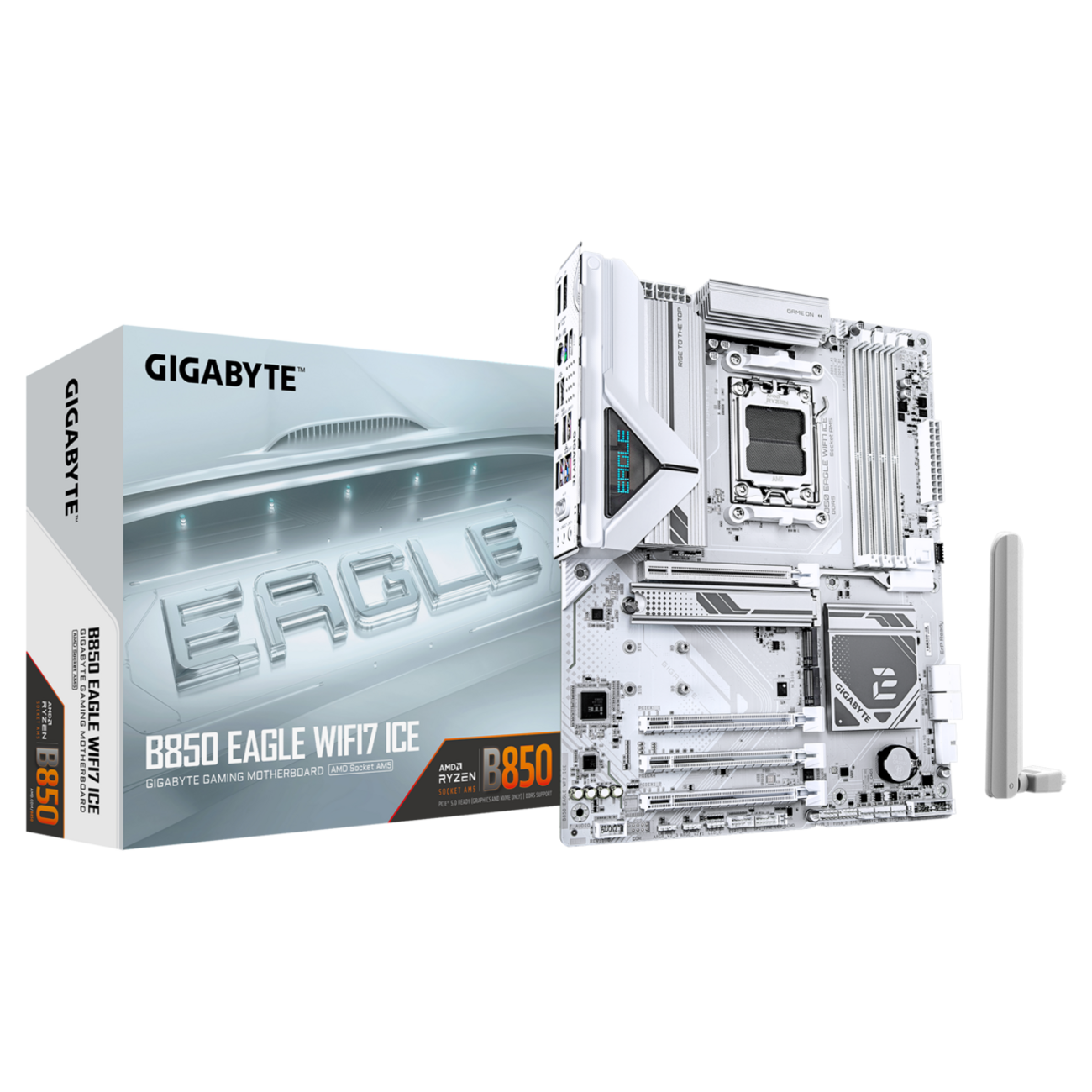 GIGABYTE B850 EAGLE WIFI7 ICE登場｜Wi-Fi 7＆DDR5対応ホワイト