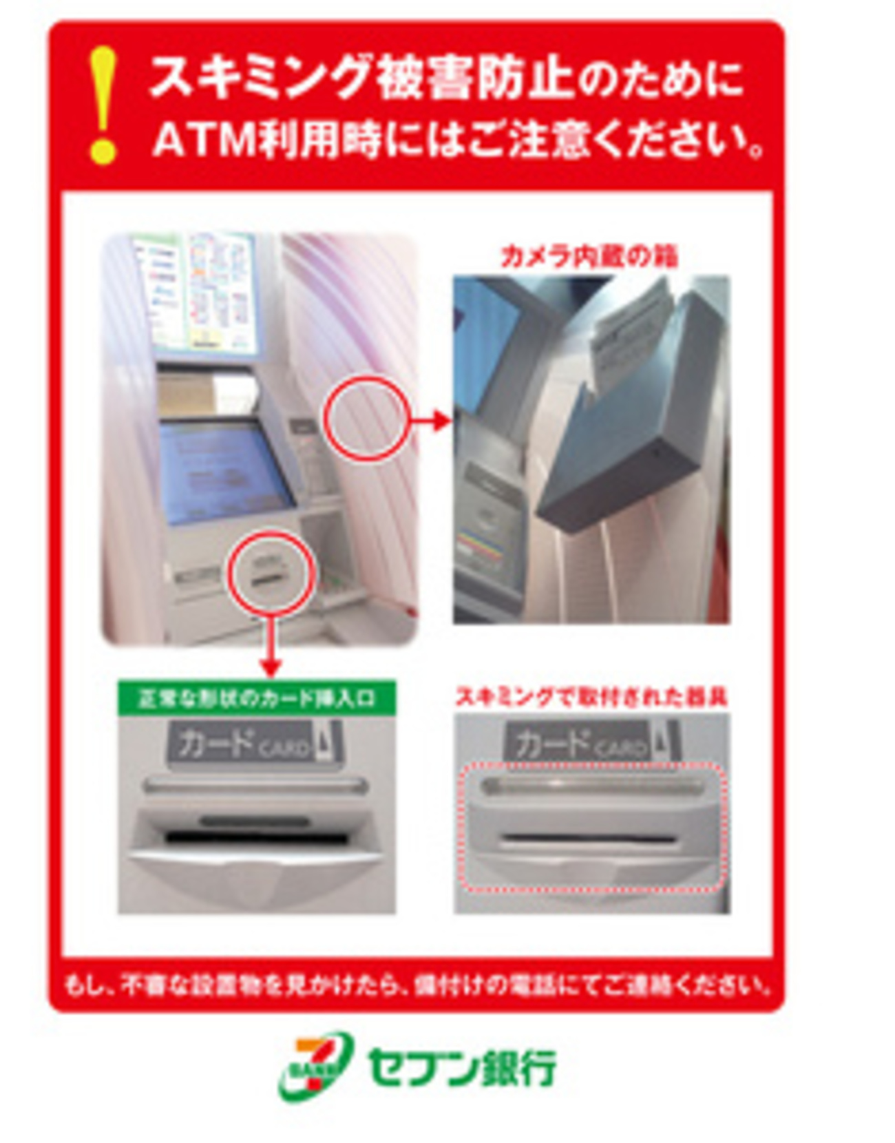 スキミング 装置