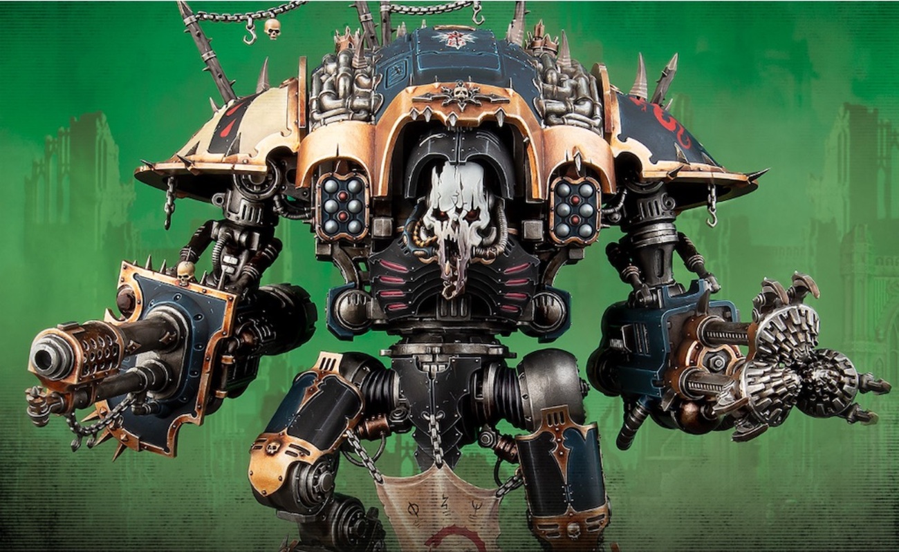 40k】ケイオスナイトのニューモデル！ - たるいのウォーハンマーブログ