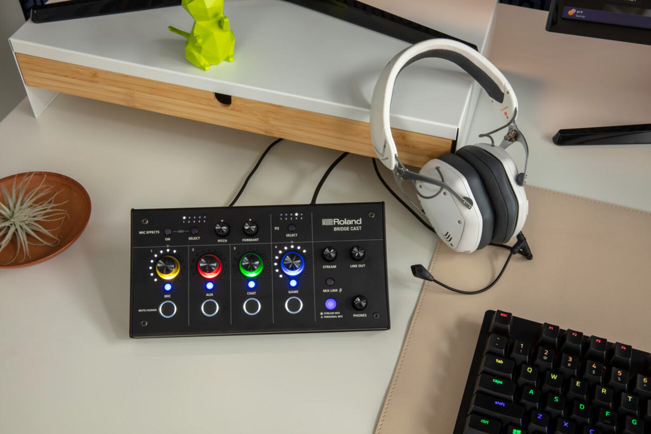 ゲーム配信向けオーディオミキサーROLAND BRIDGE CAST〜ボイス 