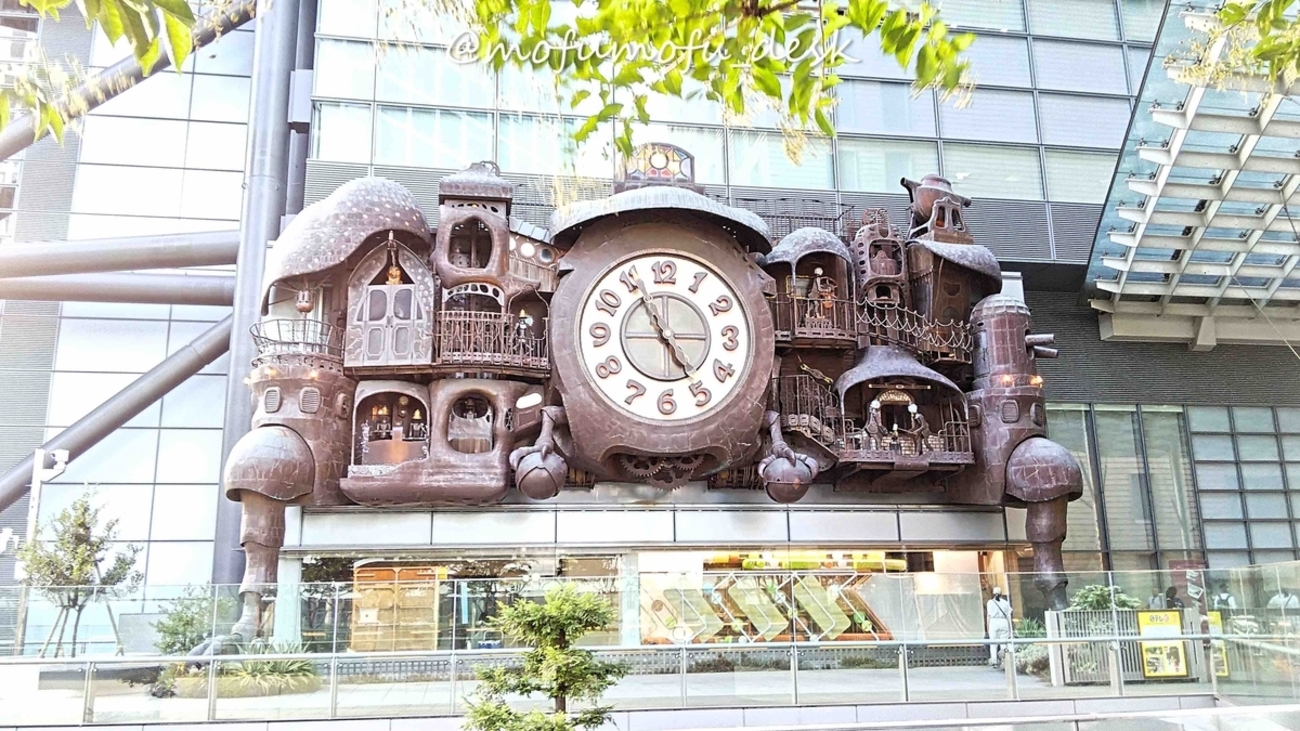 宮崎駿デザインの日テレ大時計への行き方【新橋駅：銀座線・JR・浅草線 