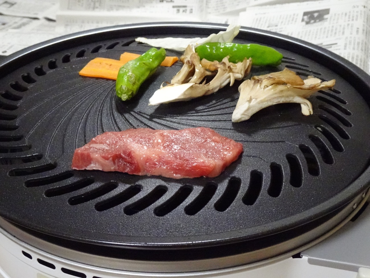 イワタニ カセットフー ビストロの達人IIIで焼肉をした - blog-RuinDig