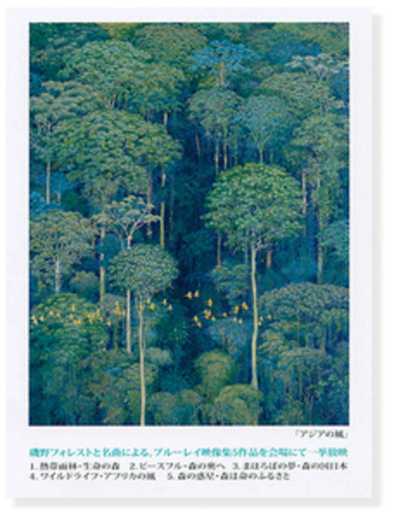 オリジナルポスター - 磯野宏夫 森の画集