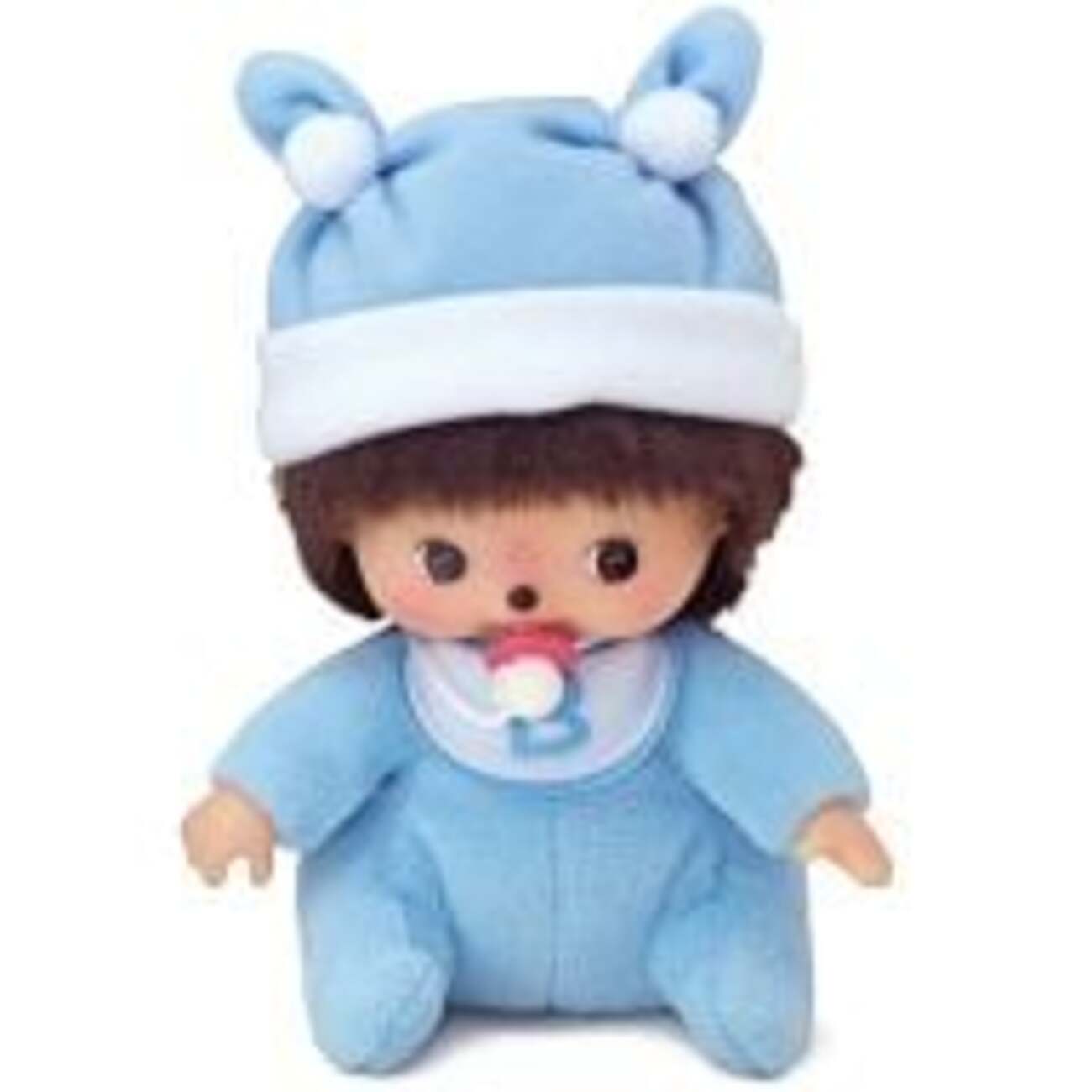お座りポーズのベビチッチ ぬいぐるみ Sサイズ - モンチッチ大好き