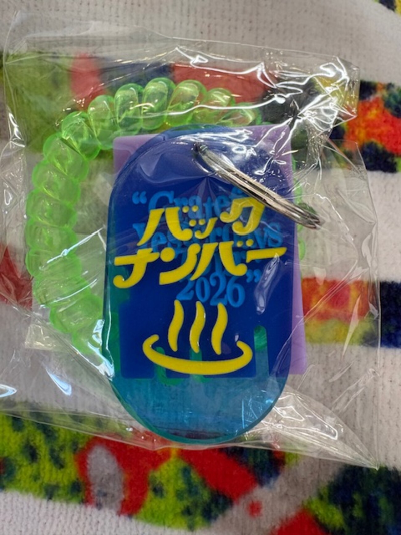 back numberのライブのグッズのサウナキー、各会場のカラーまとめ
