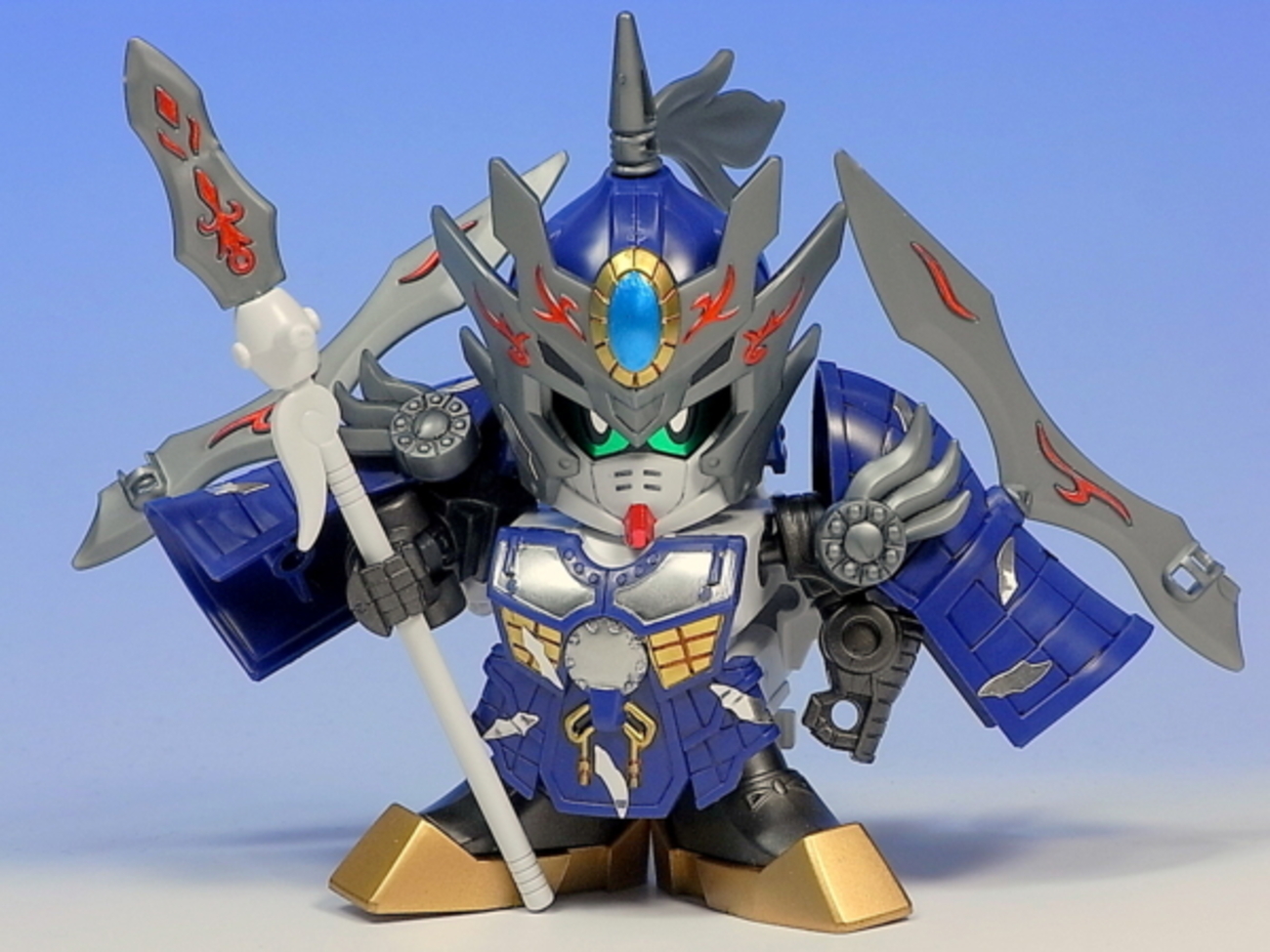 バンダイ BB戦士 三国伝外伝 周泰ガンダム レビュー - YOの玩具箱