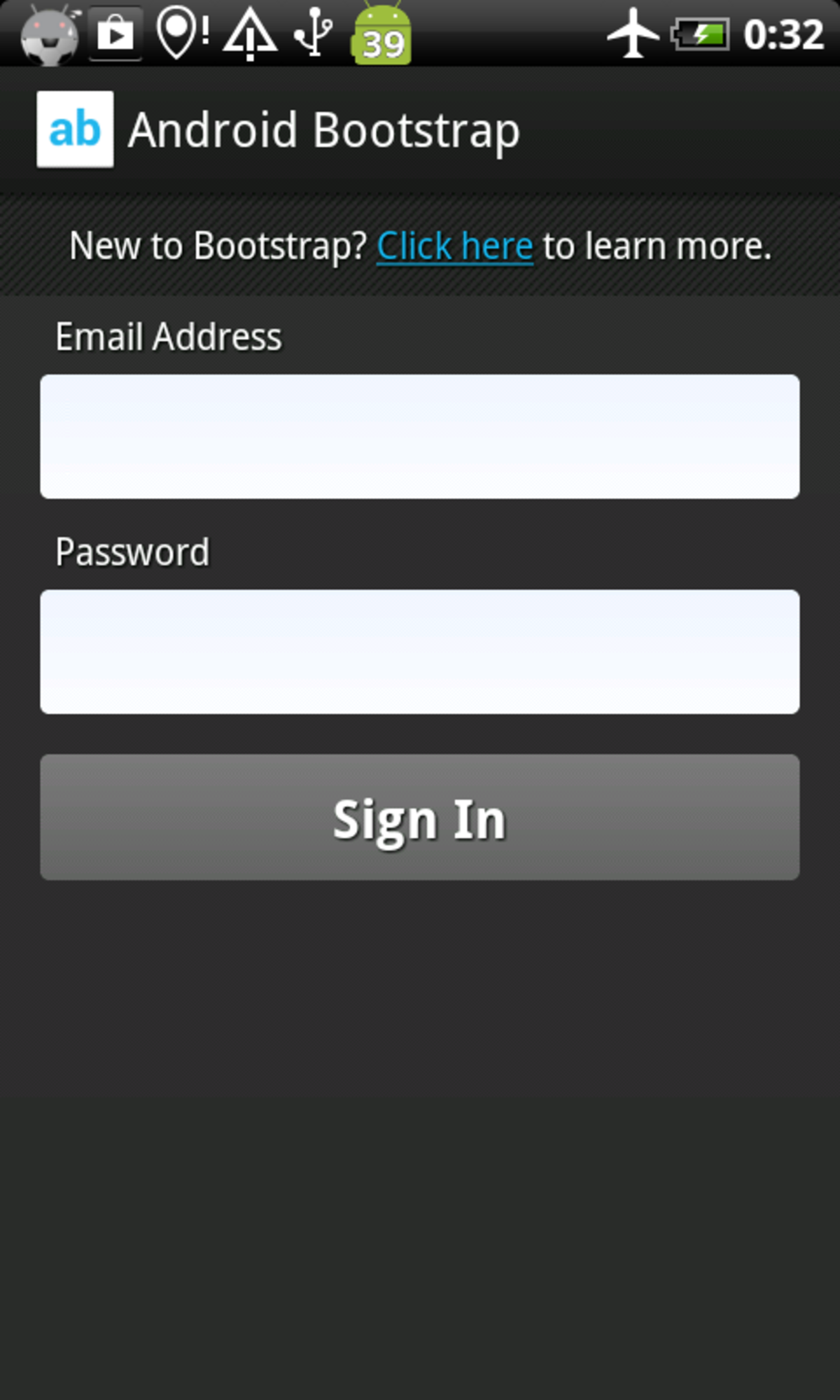 Android Bootstrapを試してみる - radioc@?