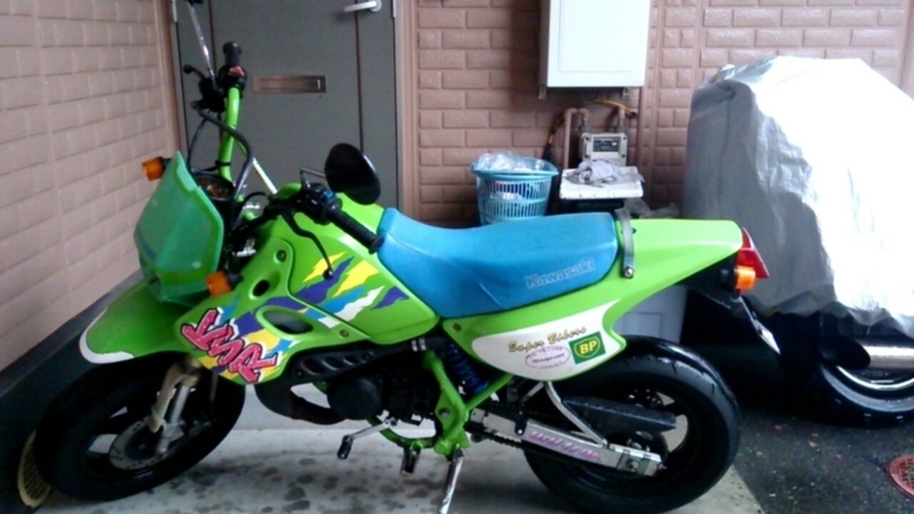旧名車、2ストKSR2(80cc)実動車、メンテ要 ご紹介 - Kawasaki KSR-2 (KSR-