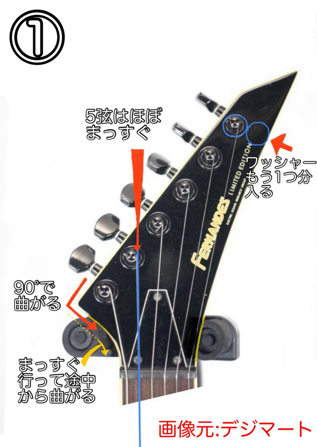 FERNANDES TE-95HT 初期/中期/後期型 ＆ TE-115HT 違い・見分け方など 