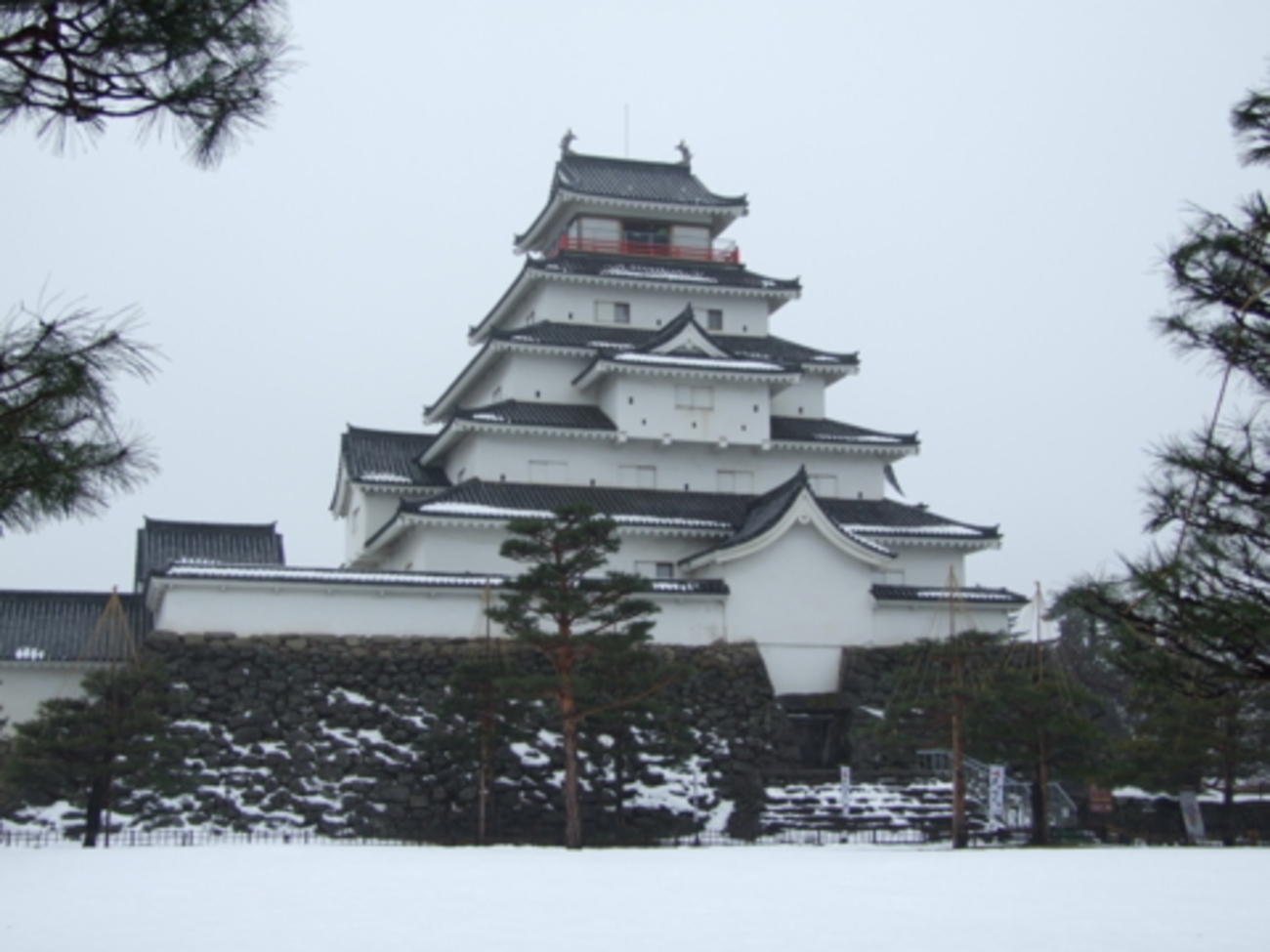 雪景の城めぐり／2日目／会津若松市・新発田市 - 日本史日誌