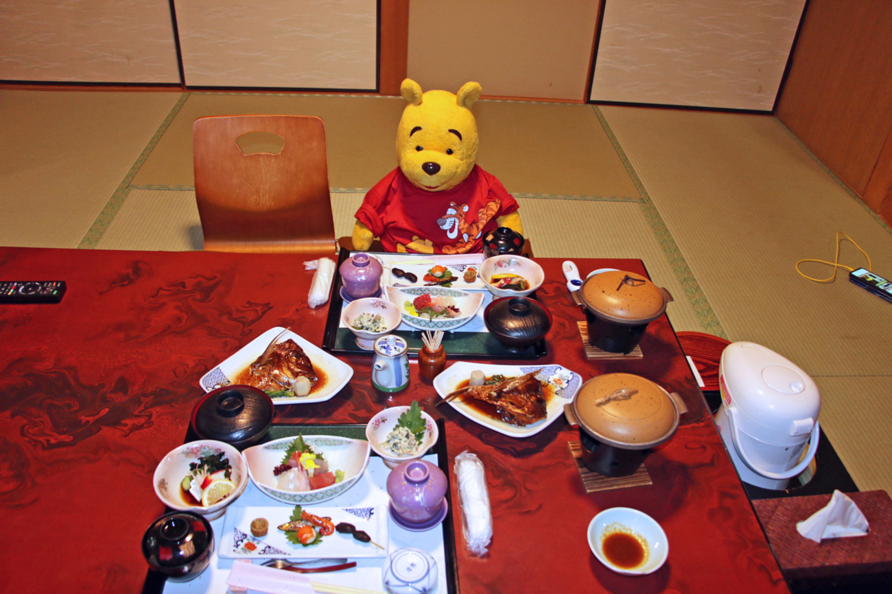 プーさん 熊本県山鹿市 平山温泉 旅館・家族湯 いまむらに行ったんだよ 