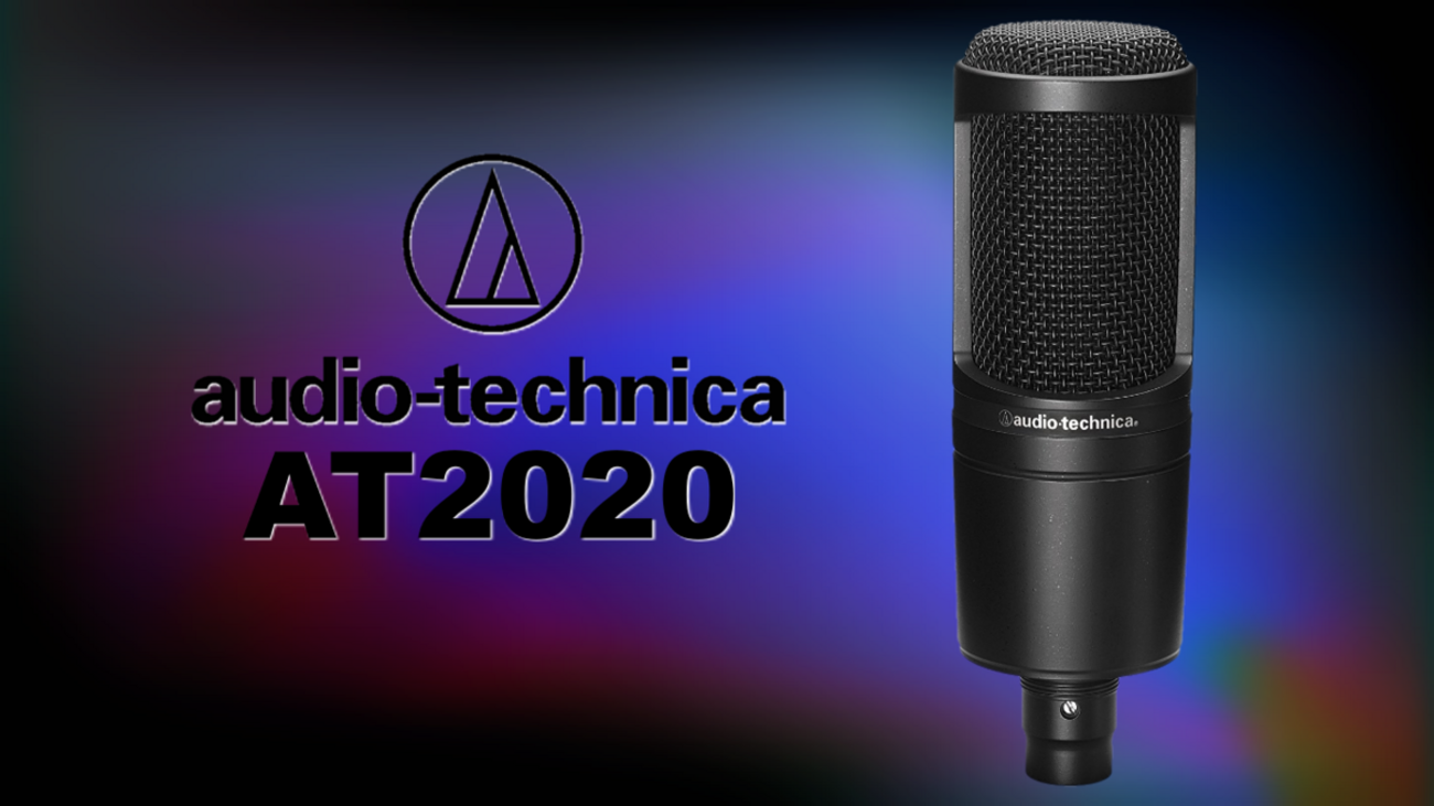 【美品】audio-technica AT2020コンデンサーマイク/XLR接続 audio-technica at2020 xlr接続 コンデンサーマイクの使い方。接続方法