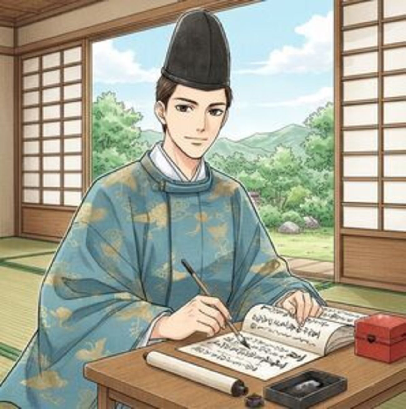 256人目《まじめな友だち》【まめなり】いとまめにじちようにて、あだなる心なかりけり。 - キャラで覚える古文単語《キャラ単365》