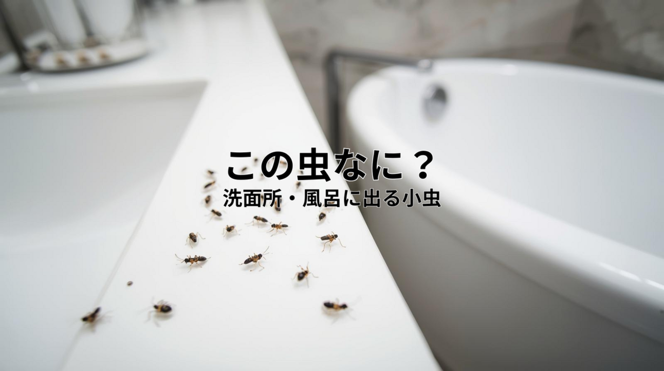16｜洗面所・風呂に出る小さな虫の正体一覧｜種類別の原因と駆除・再発防止策 - むしゼロ暮らしラボ