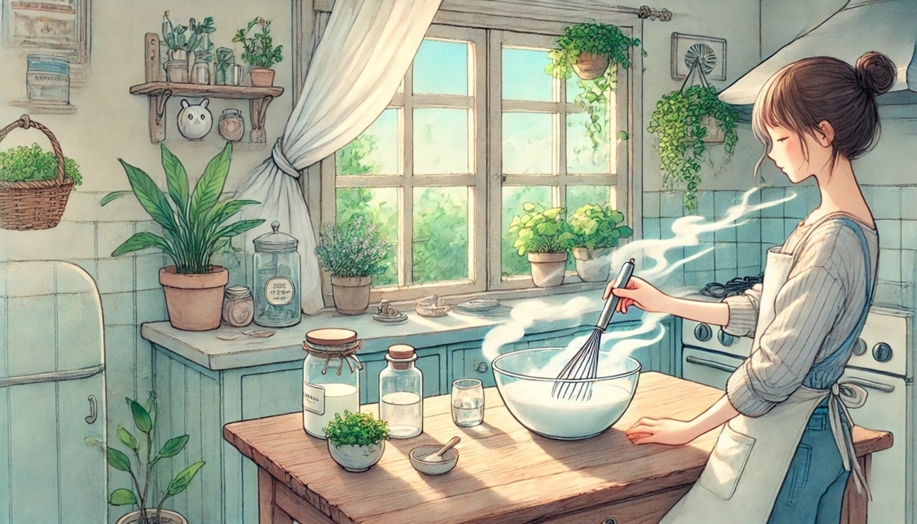 【5分で完成】片栗粉ローションの作り方と効果|保湿できる簡単手作りレシピ - シンプルライフの教科書