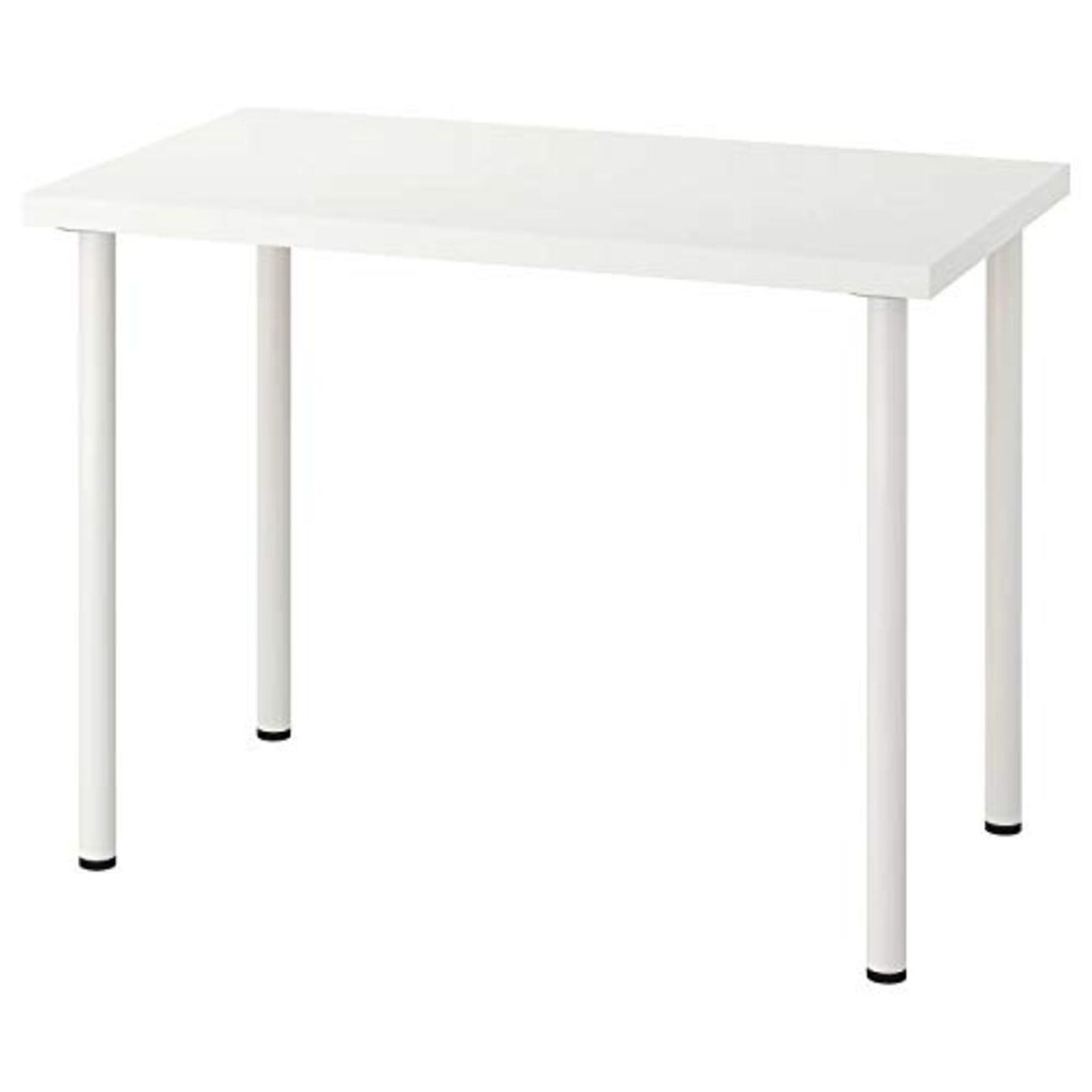 IKEA LINNMON テーブル 120x60 ホワイトOLOV脚4本セット LINNMON / OLOV desk dark grey/white - IKEA