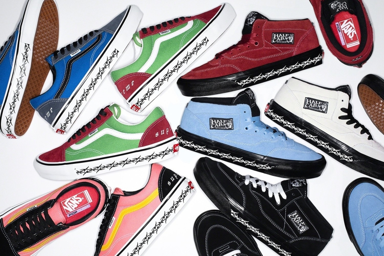 Vans Supreme コラボ スニーカー 赤緑 Supreme】本日発売！VANSコラボスニーカー、注目のサングラス