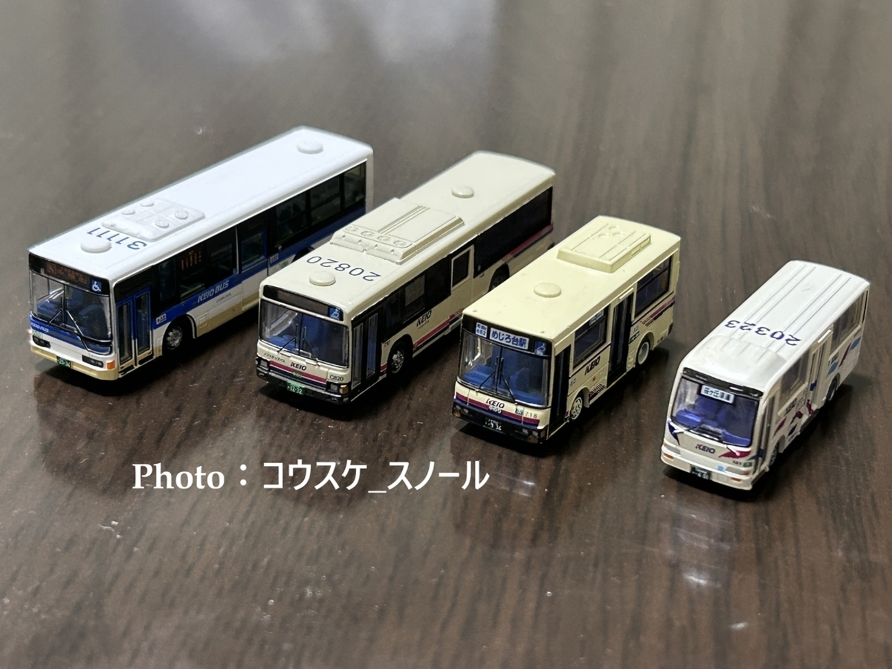 Nゲージ・バスコレクション 】京王バス(京王電鉄バス)4台を購入しま 