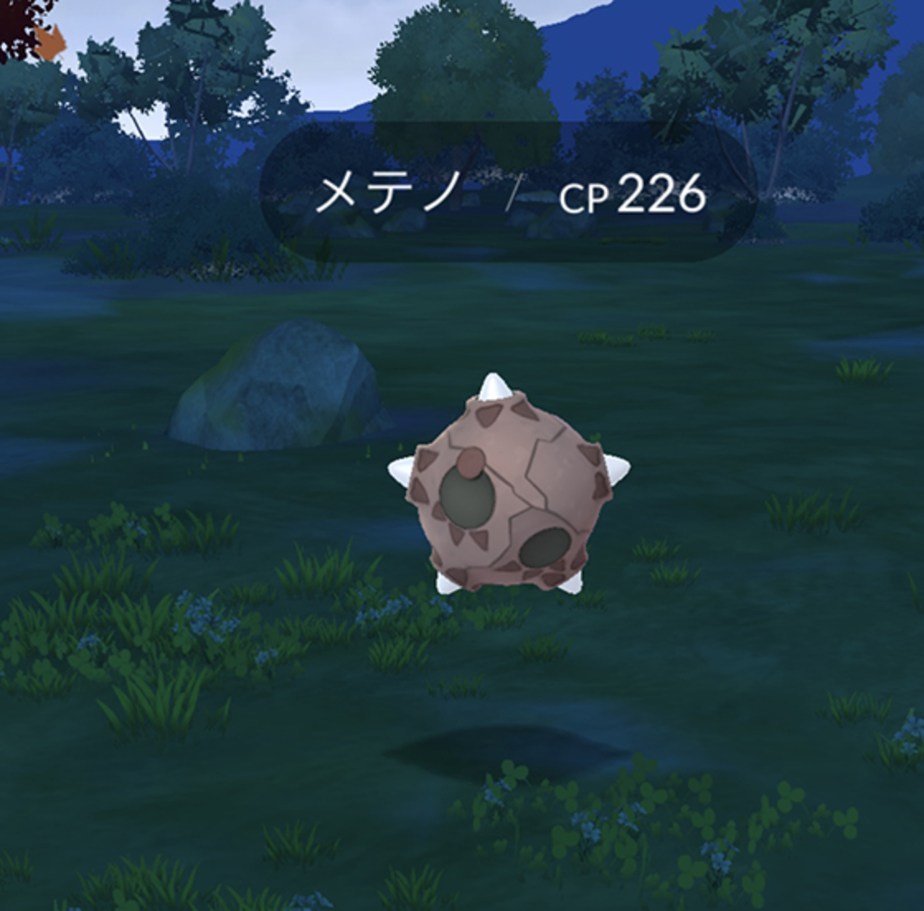 メテノが実装で初ゲット!