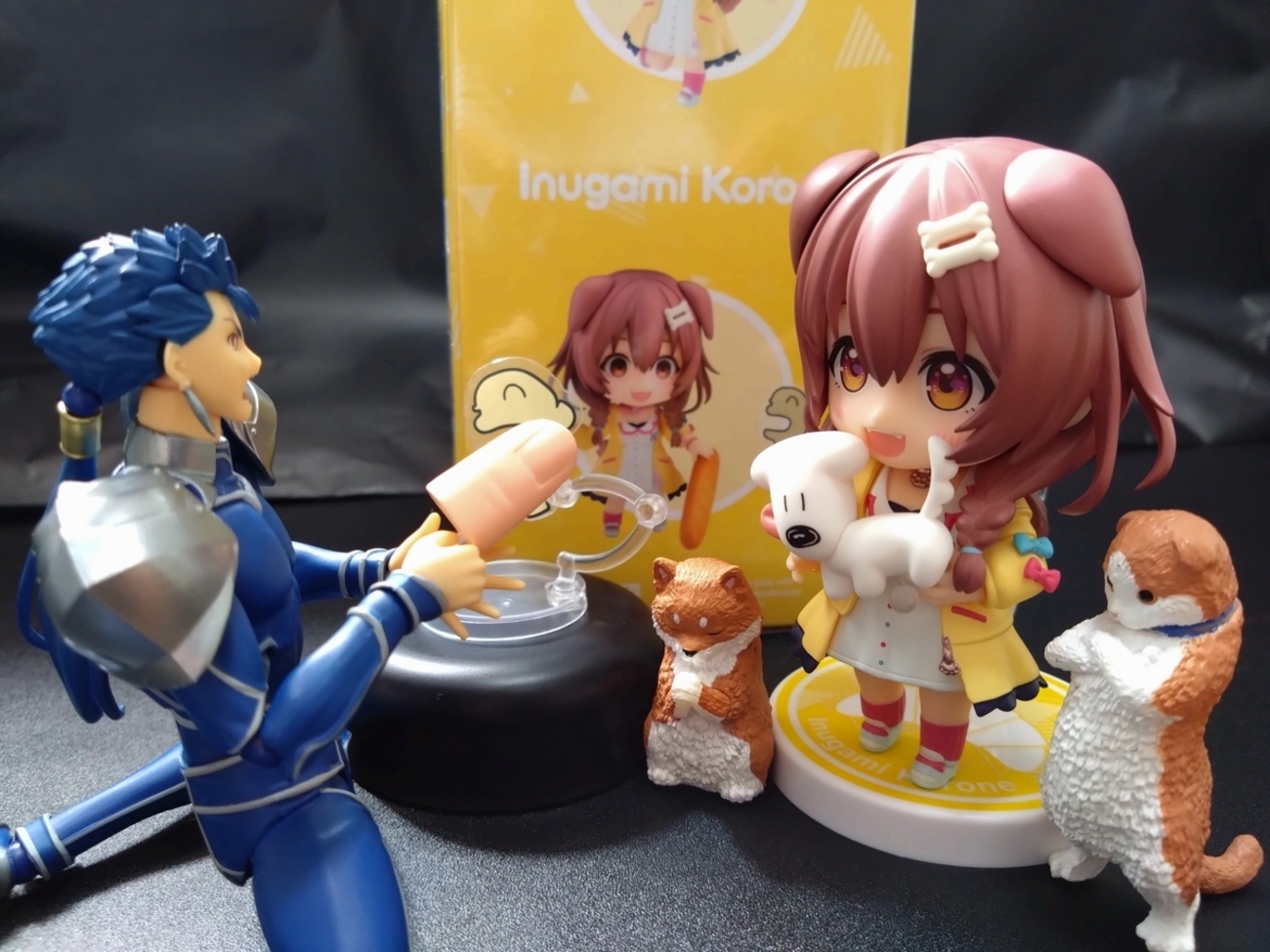 【ラスト】 戌神ころね　ゆび！ゆび！　スリーブ　プレイマット　セット　ホロライブ Amazon.co.jp: 戌神ころね ゆびゆび スリーブ プレイマット