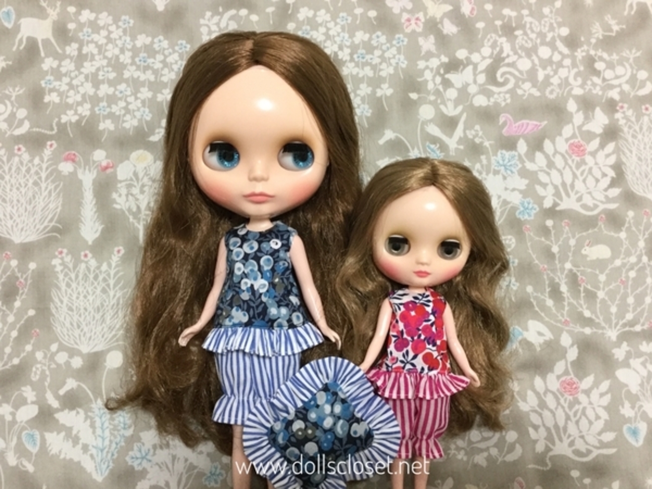 ミディブライスOF】リカちゃん服の型紙を縮小してミディ服をつくりまし 