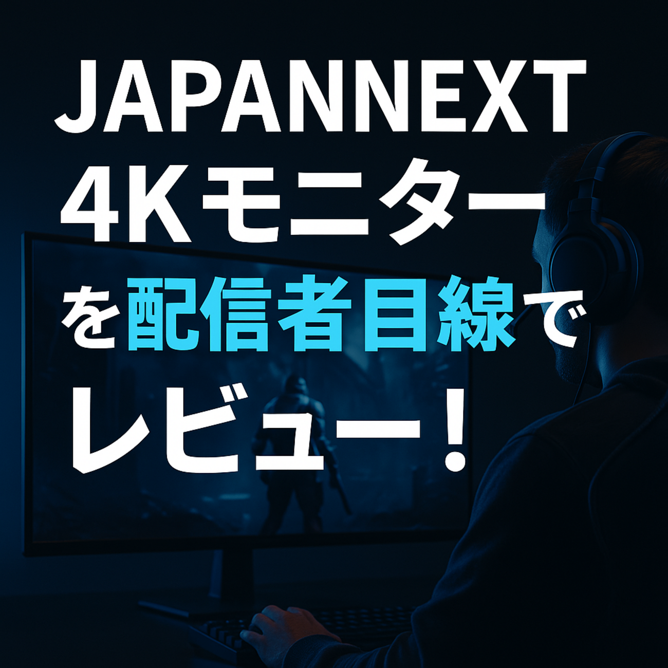 配信者視点でレビュー】コスパ最強モニター『JAPANNEXT JN