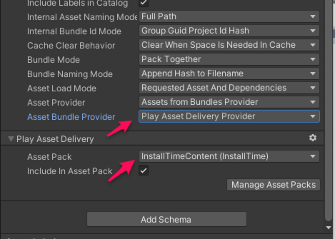 Unity の Addressables 使用し Google Play Asset Delivery に対応する - しっぽを追いかけて