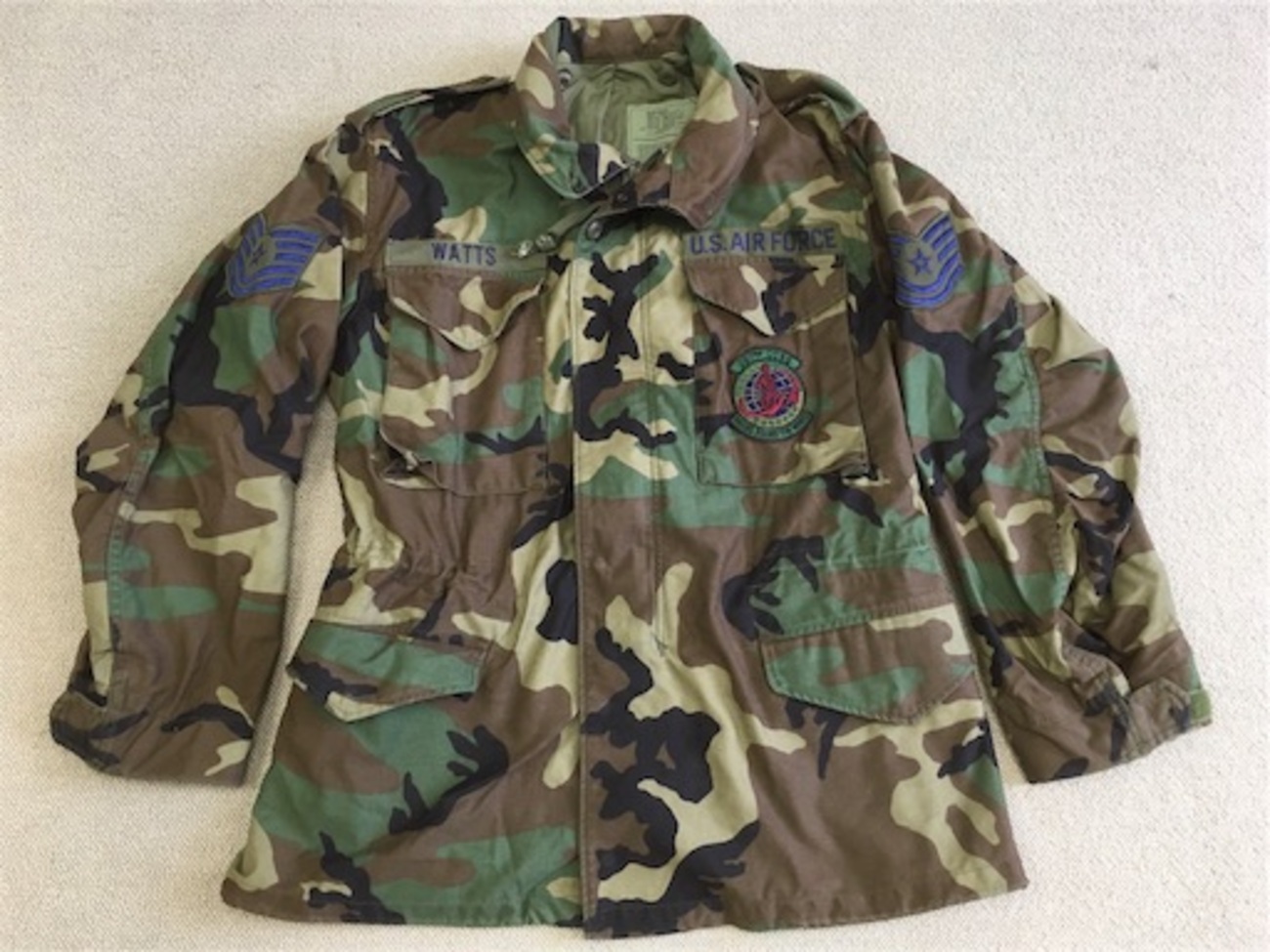 迷彩版です！【アメリカの軍服】M65フィールドジャケット（4th・ウッド 