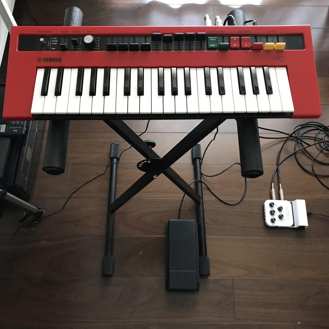 Yamaha 余儀なく reface YC 赤 37鍵 電子オルガン 