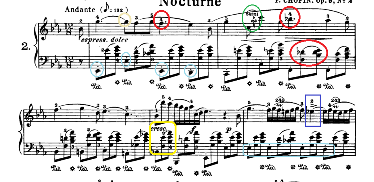 ショパン ノクターン変ホ長調 Op.9-2 解析 - クラシック作編曲家 田丸