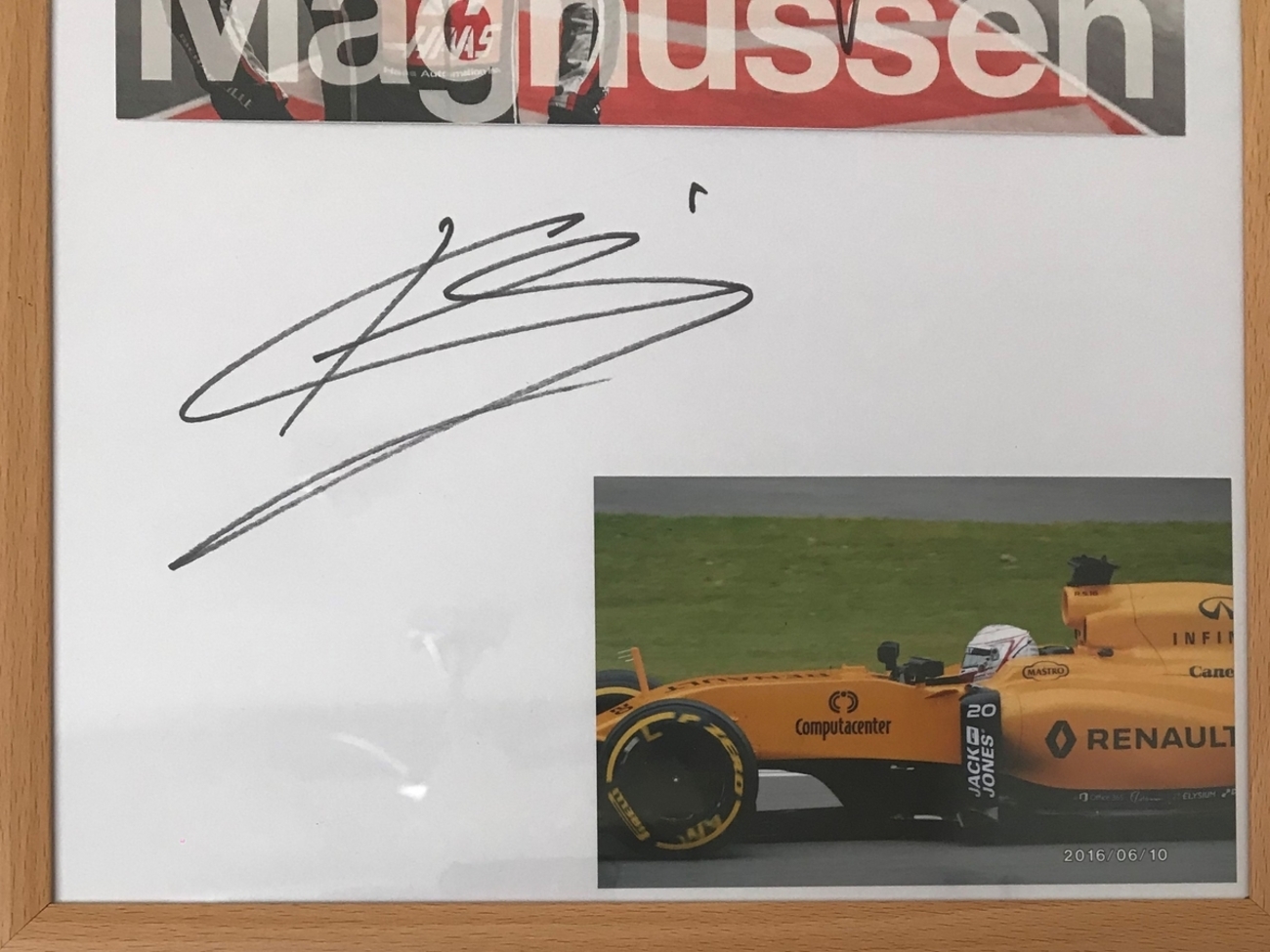 どちらも本物サイン マグヌッセン編 - F1観戦記 海外GP現地観戦