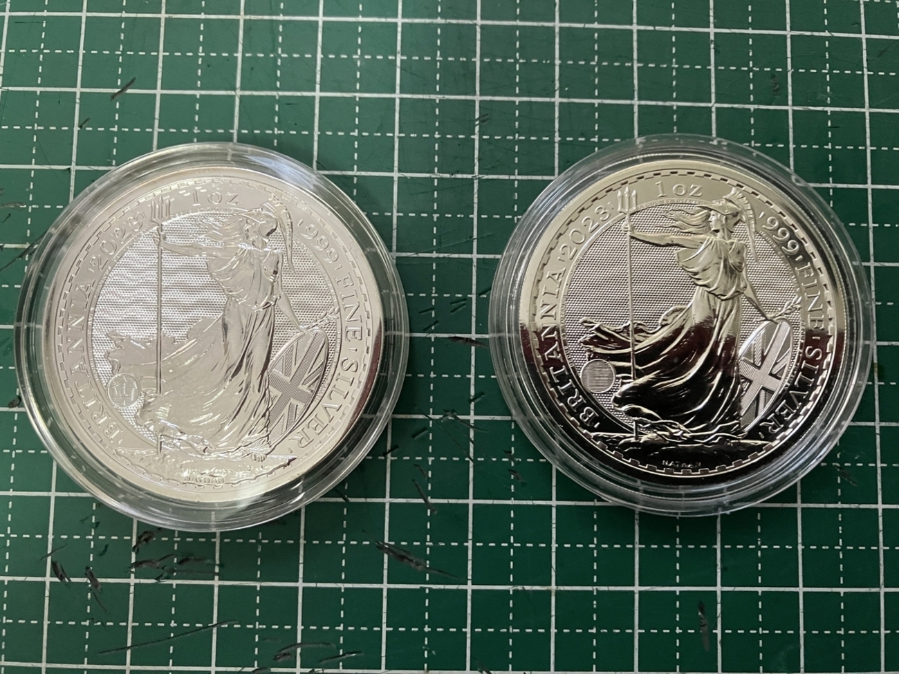 2023年はブリタニア銀貨の『特年』！？将来値上がりの噂 - 後ろ向き 