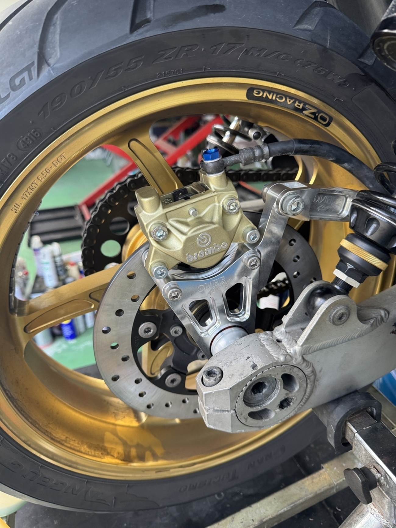 ゼファー1100 リアブレーキカスタム - 単車美容院