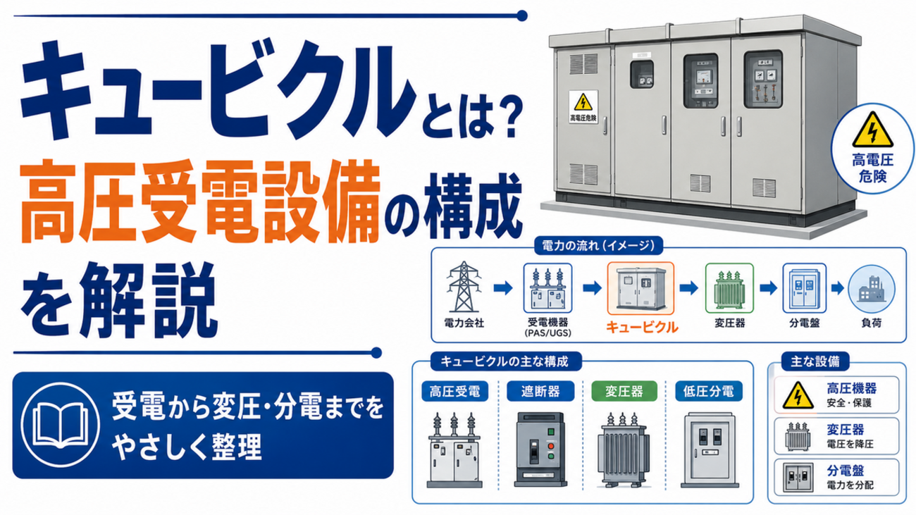 キュービクルとは？高圧受電設備の構成を解説 - Instant Engineering