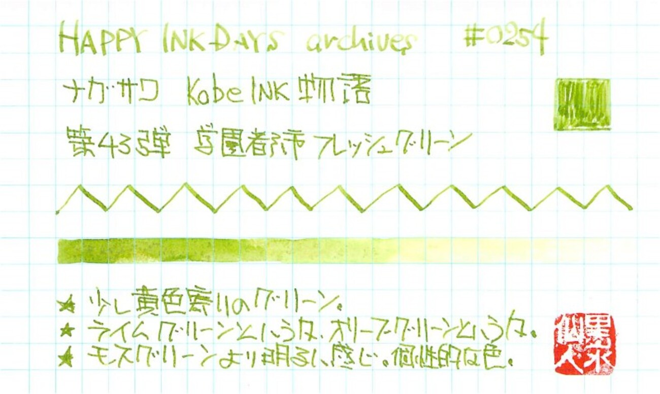 0254 Kobe INK物語 学園都市フレッシュグリーン - HAPPY INK DAYS archives