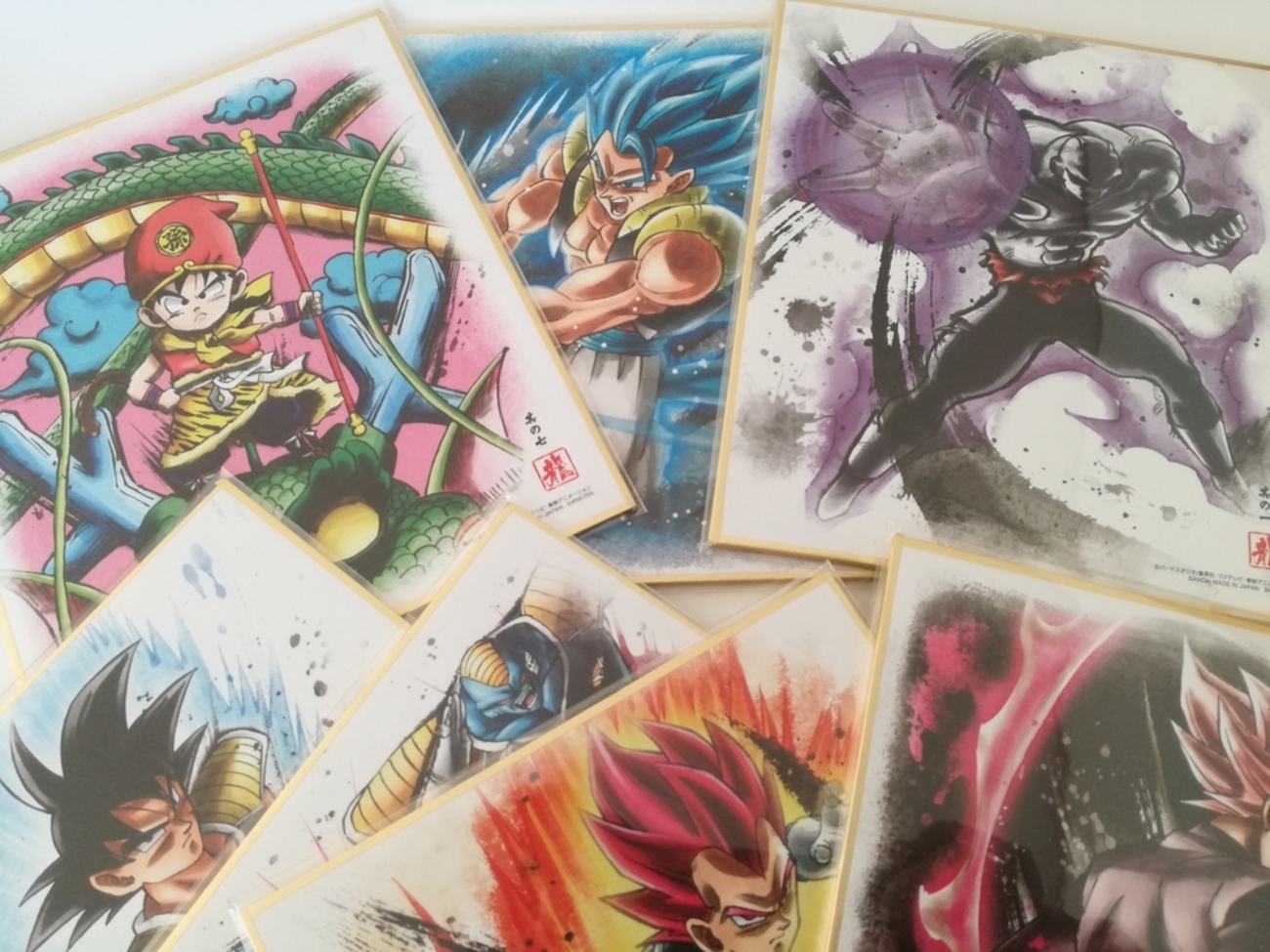 ☆色紙ART 7 SSGSS ゴジータ メタリック 映画 ドラゴンボール超 