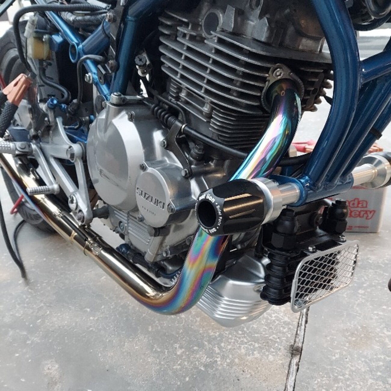 スズキ グース350レストア その6（ヨシムラマフラー＆オイル交換編 