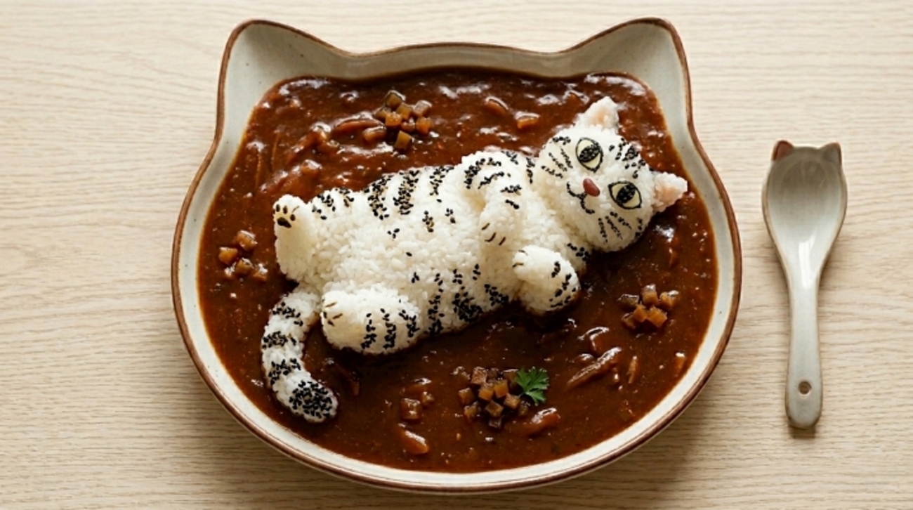 ハヤシライスになった猫