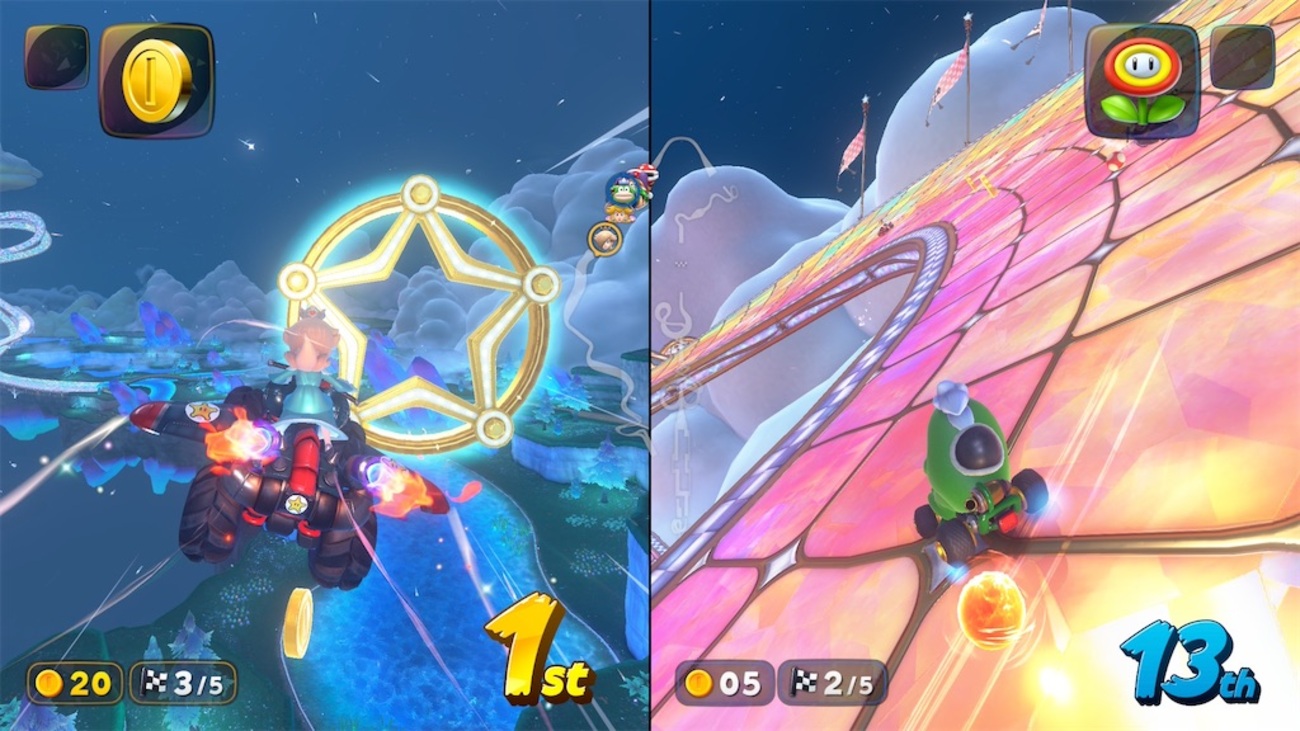 アクセル全開、コントローラーを右に！ マリオカートワールド #5 - こがねいろのエアブラシ