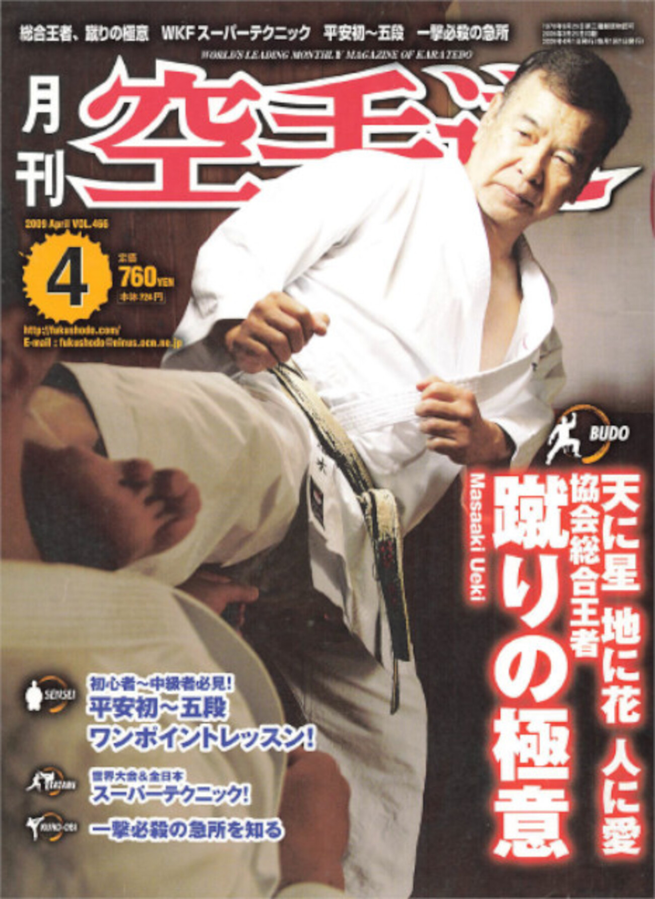 雑誌『月刊空手道2009年4月号』（福昌堂） - 武の杜