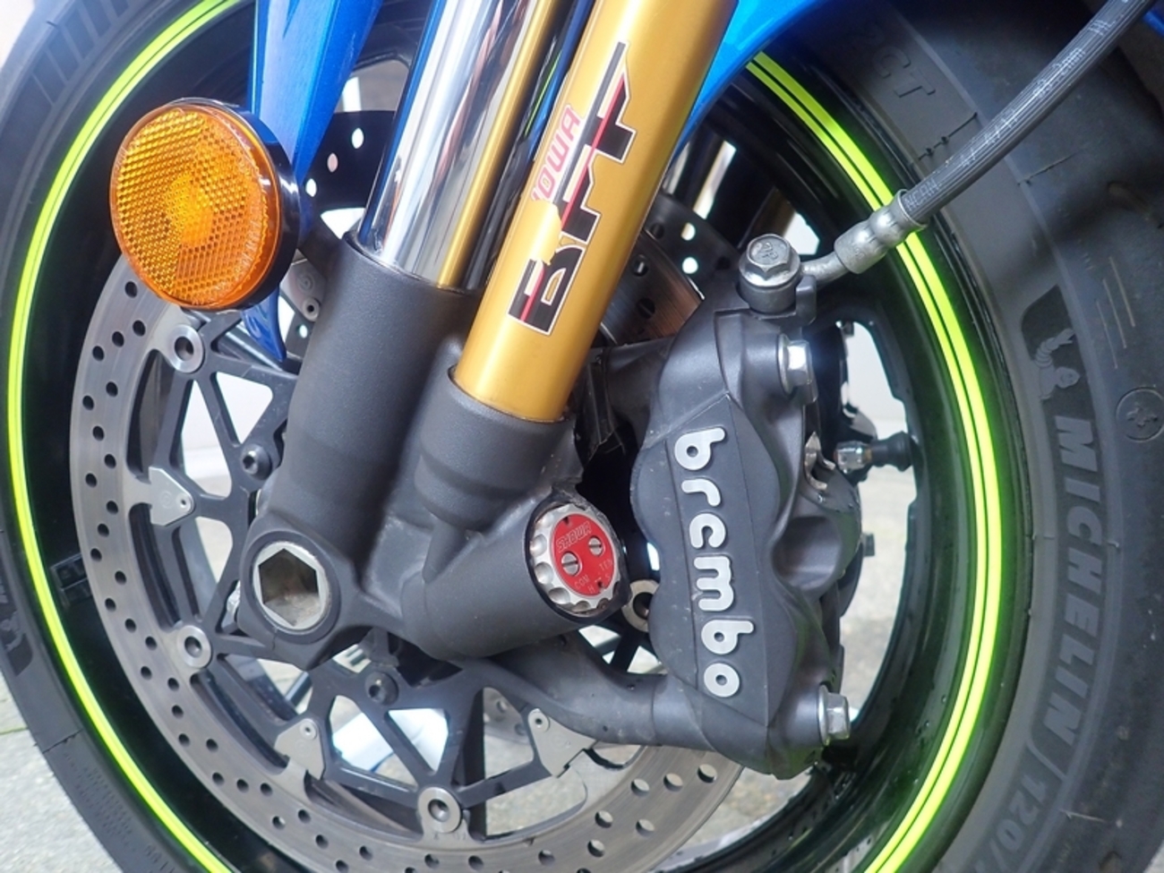 GSX-Rフロントブレーキ点検 - くうのバイクライフ